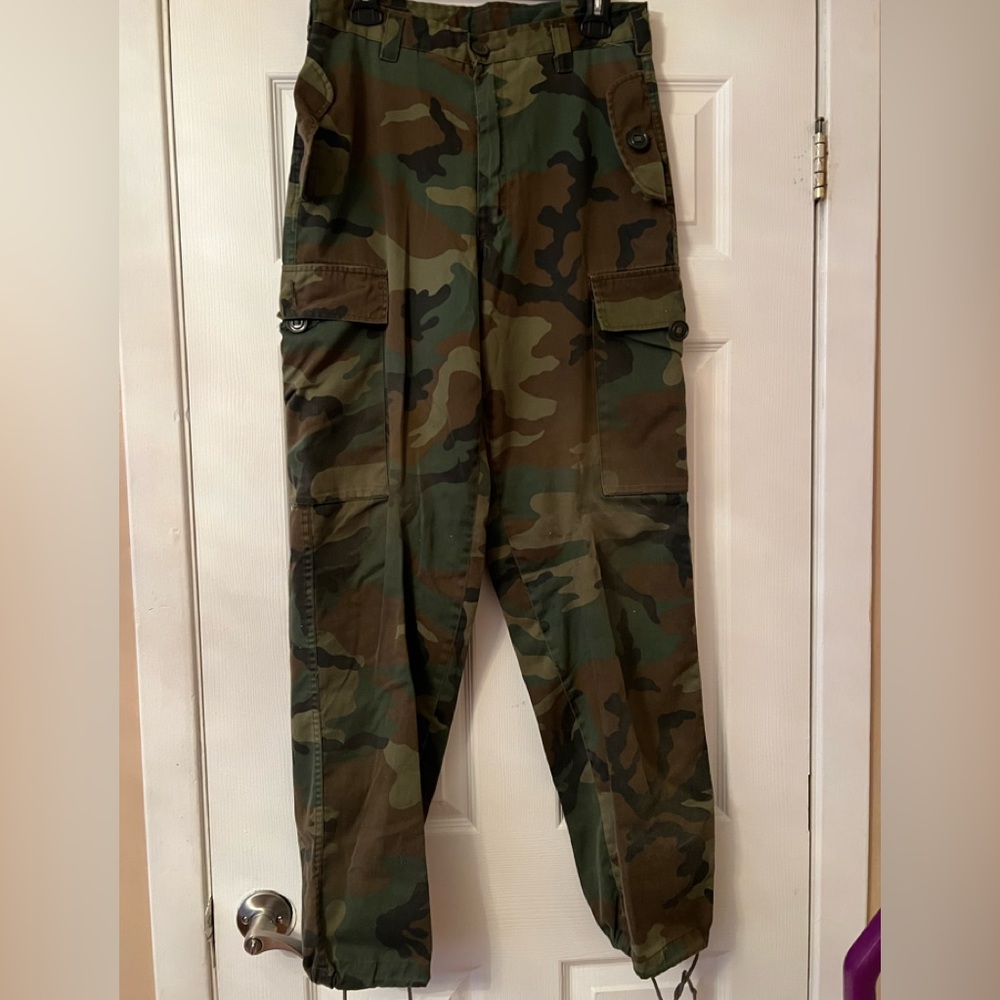 High waisted army pants